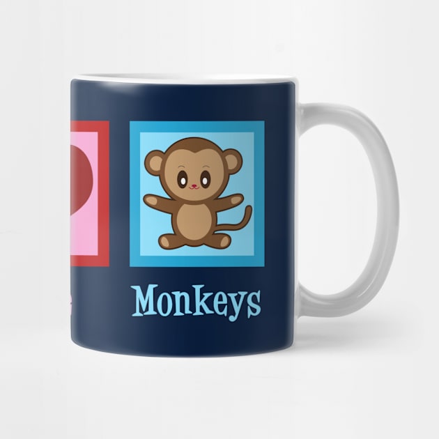 Peace Love Monkeys by epiclovedesigns